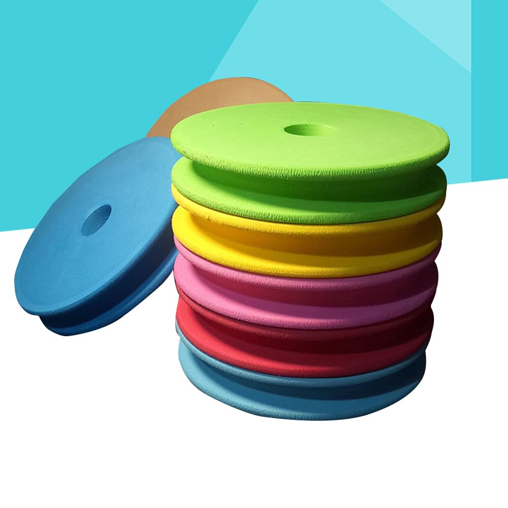 ifundom Fishing Line Storage, 10PCS Fishing Foam Spools 3. 95 Inch Fishing Line Spools Circular Winding Plates