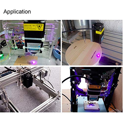 2500mW 2.5W Blue Laser Module 450nm DC 12V Dot Focal Adjustable Focusable for CNC 3D Printer DIY Engraving