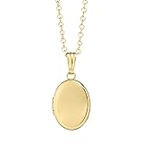 Amazon Essentials Girls Polished Oval Locket