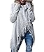 Women's Speckled Fringe Cardigan Crew Neck Knited Tassels Slash Sweater Coat Outwear