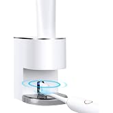 Monstake Automatic Toothpaste Dispenser Wall Mounted - Smart Electric Toothpaste Squeezer with 6 Adjustable Levels, Replaceable Nozzle, Rechargeable Toothpaste Holder for Bathroom, Kids and Adults