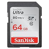 SanDisk 64GB Ultra SDXC UHS-I Memory Card (SDSDUNC-064G-GN6IN) with USB 3.0 SD Reader (2 Pack)