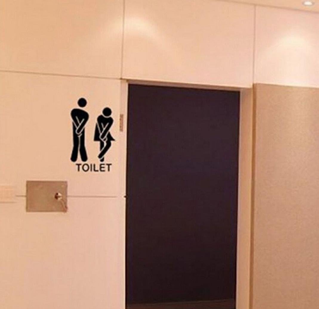 SIGNS247 Man & Woman Toilet WC Sticker, Easy-to-Apply Removable Household Home Decal, Perfect for Toilet Bathroom, Window - Image 3