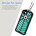 SPIDERCASE iPhone 5/5S/SE Waterproof Case, Full Body Protective Cover Rugged Dustproof Snowproof Waterproof Case with Touch ID,NOT for SE 2020 4.7 INCH Teal