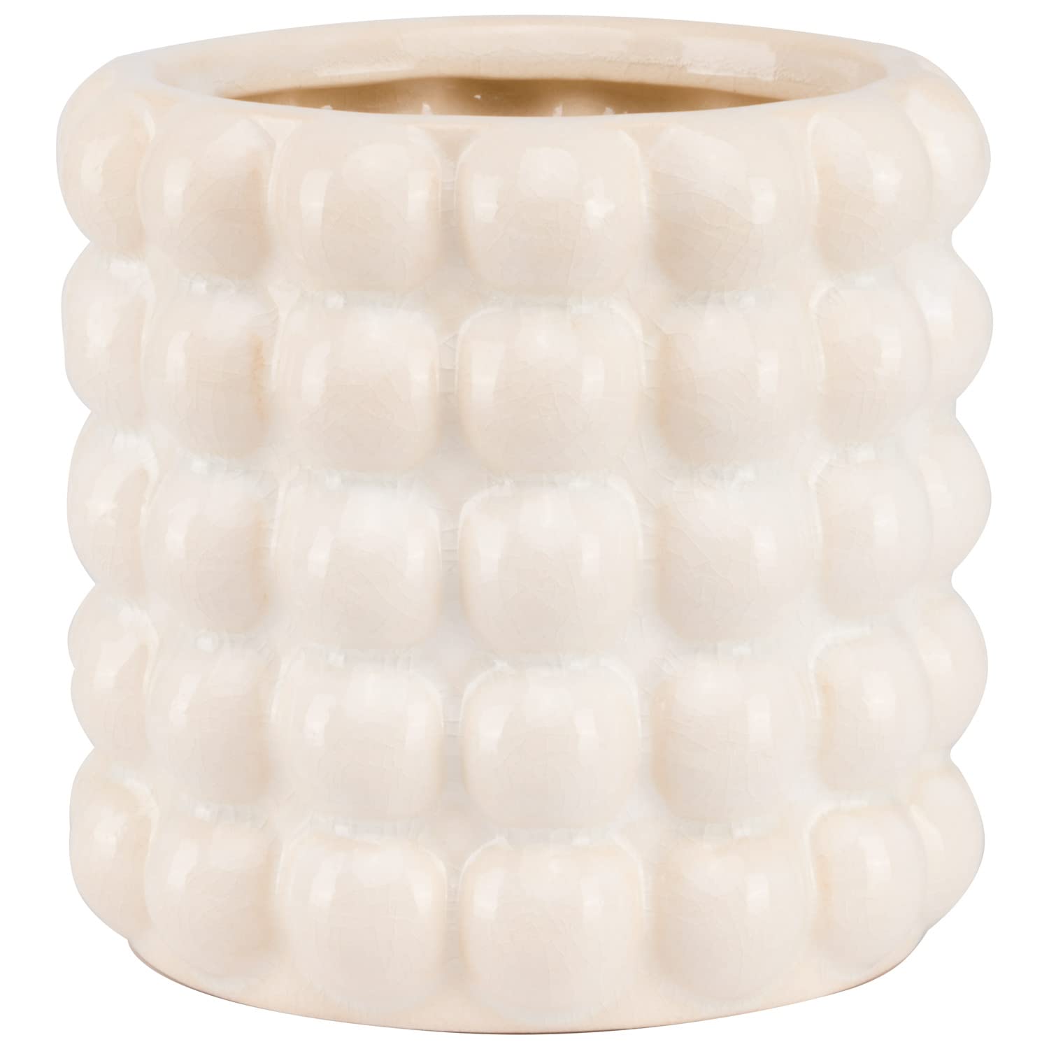 Seville Collection Large Cream Bubble Planter