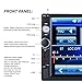 CARED 7inch Car MP5 Player,Touch Screen,Universal Double din Car Audio,Bluetooth Car Stereo Receiver,Steering Wheel Control,Digital LCD Monitor, Rear View Camera,Bluetooth/MP3/USB/SD,Wireless Remote