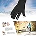 Vbiger Unisex Winter Warm Gloves Touch Screen Gloves Outdoors Sport Gloves Running Cycling Gloves for Men Women (XL, Black)