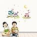 YJYdada Removable Waterproof Cartoon Animal Owl Wall Sticker for Kids Rooms Home Decor