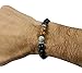 The Vibrant Life Mana Vibes Black Lava Rock and Picture Jasper Essential Oil Beaded Diffuser Bracelet, Essential Oil Jewelry, 8mm Bead Size, Yoga Jewelry
