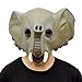 CreepyParty Deluxe Novelty Halloween Costume Party Latex Animal Head Mask Elephant