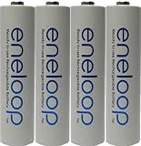 4 Pack AAA Panasonic Eneloop 4th generation NiMH Pre-Charged Rechargeable 2100 Cycles Batteries + Free Battery Holder