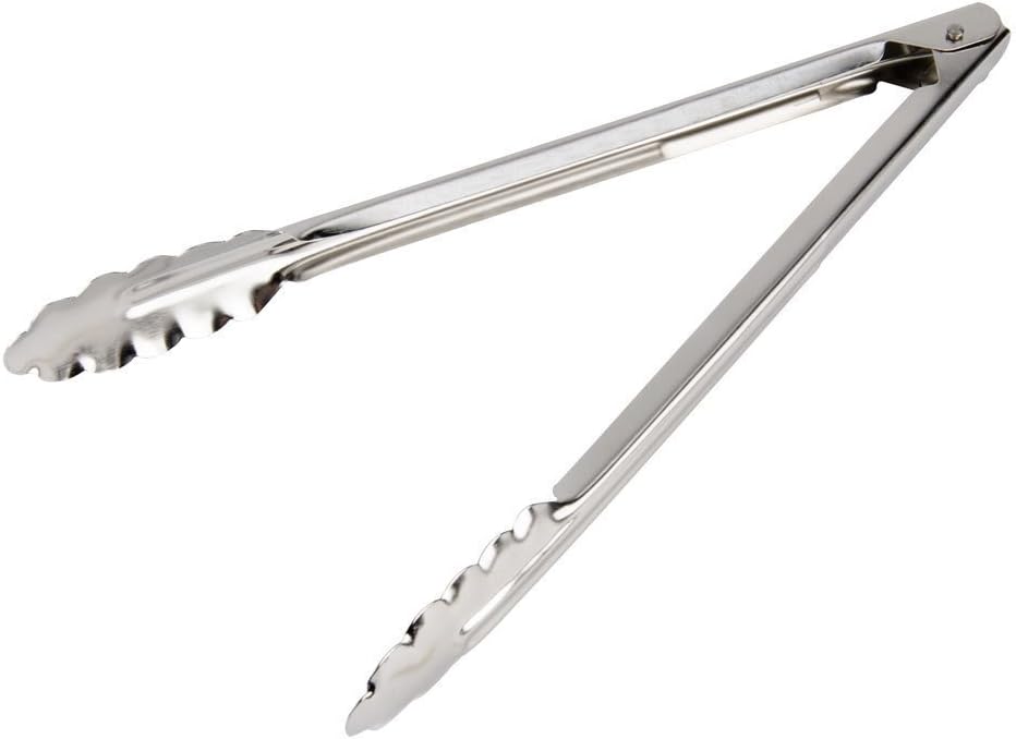 The Nourisher Stainless Steel Utility Tong, Silver