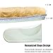 ABUSA Sheepskin Insoles Women's Premium Think Wool Fur Fleece Inserts Cozy & Fluffy 8 1 Pack