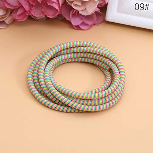 Tabanlly Universal Spiral Strain Relief Cord,1.4M Wire Organizer Cable Protectors Relief Cord Sleeves