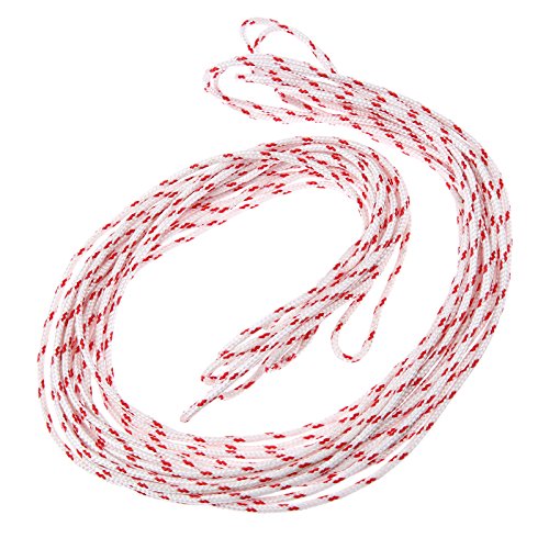 10M（3.0mm） Starter Pull Cord Rope for Husqvarna STIHL Sears Craftsman Poulan Briggs Stratton McCulloch Homelite Echo Lawn Mower Chainsaw Trimmers Edger Brush Cutter Engine Parts