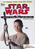 2017 Topps Journey to Star Wars: The Last Jedi EXCLUSIVE Factory Sealed Retail Box with 10 Packs & VERY SPECIAL EMBLEM Card! Includes 10 Parallels & 10 Insert Cards! Look for Autographs! WOWZZER!