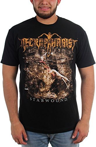 Necrophagist - Mens Stabwound T-Shirt, Size: Medium, Color: Black