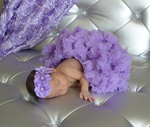 Newborn Baby Pettiskirt Tutu and Headband Set: PICK COLOR
