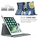 MoKo Case Fit 2018/2017 iPad 9.7 6th/5th Generation - 360 Degree Rotating Cover Case with Auto Wake/Sleep Compatible with Apple iPad 9.7 Inch 2018/2017, Starry Night