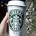 Personalized STARBUCK's 16 oz Reusable Coffee Travel Cup & Lid Add Any Text Appreciation Gift
