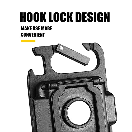 Mini Torcia da Lavoro LED Ricaricabile, Lampada di ispezione Portatile Multifunzione 800 lumens Luce COB 4 Modalità Portachiavi Magnetico Gancio Casa di Emergenza/Riparazioni/Campeggio Illuminazione