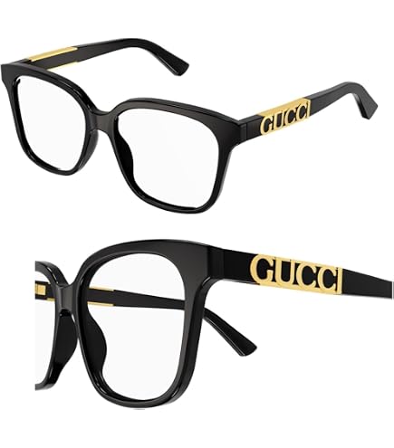 Amazon.com: Gucci GG1193O 001 Black Square Women's Eyeglasses