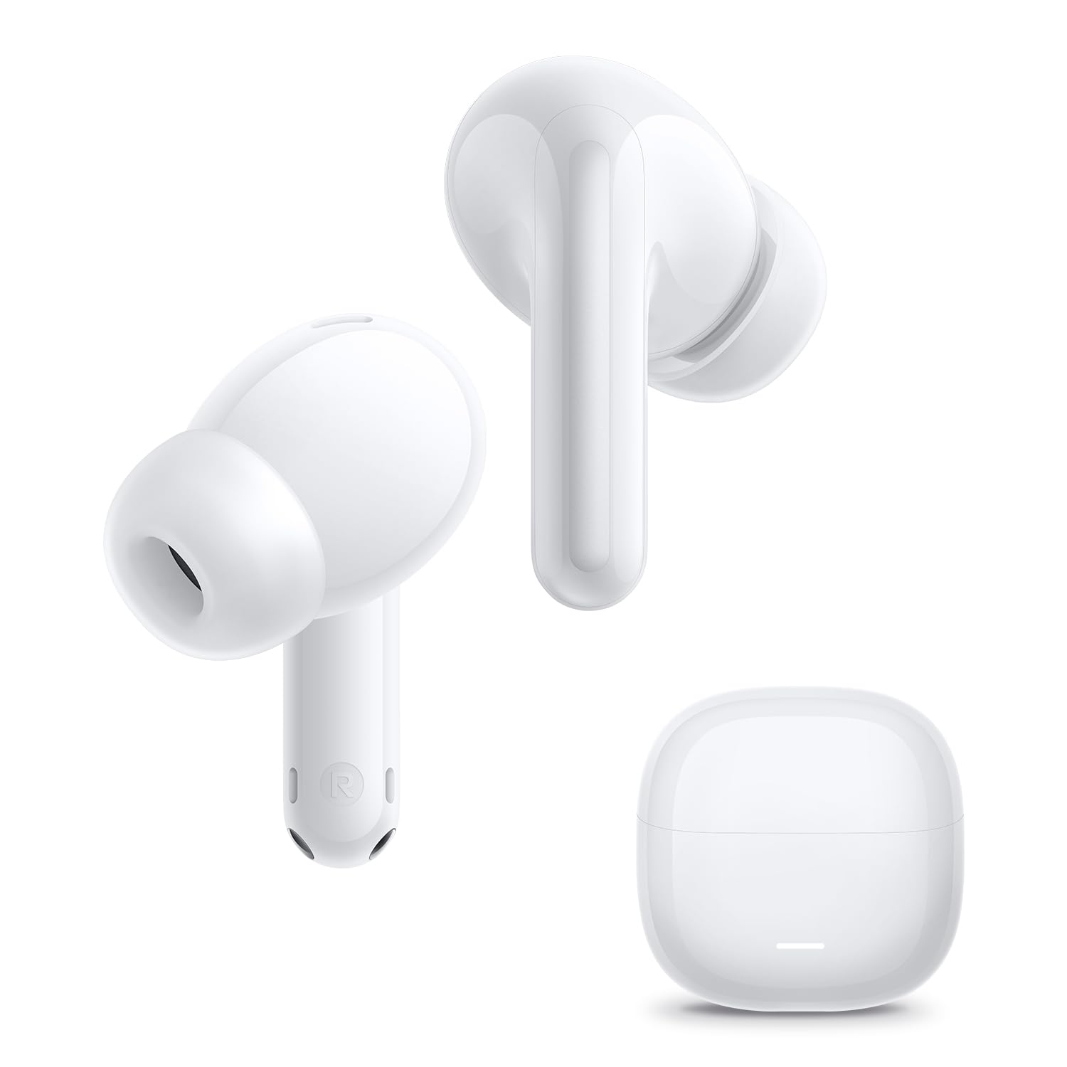 Photo 1 of ***STOCK PHOTO FOR REFERENCE ONLY***Redmi Buds 8 Lite Wireless Earbuds, 42dB Hybrid Active Noise Cancellation, 8H/36H Battery, 12.4mm Dynamic Driver, Fast Charging, Dual-Mic Clear Calls, Google Fast Pair, White