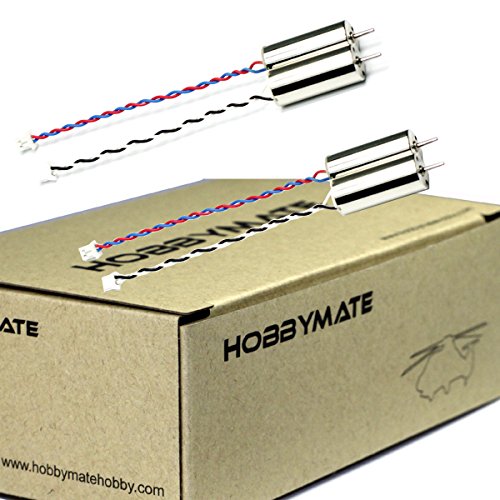 HOBBYMATE 8520 8.5x20mm Brushed Coreless Motors for Micro FPV Quadcopter Drone, Support 2S 7.4v Lipo Battery (Pack of 4)