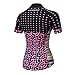Women Cycling Jersey Short Sleeve Breathable with Pockets Flower