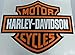 Harley-Davidson Bar & Shield Decal Trailer HD garage Huge decal sticker Door Shop
