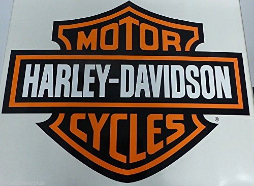 Harley-Davidson Bar & Shield Decal Trailer HD garage Huge decal sticker Door Shop