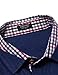 Coofandy Men's Casual Dress Shirt Button Down Shirts (Large, NEW_Dark Blue)