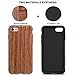 TENDLIN Compatible with iPhone SE 2022/SE 2020/8/7 Case - Wood Grain Soft TPU Silicone Hybrid Slim Case (Red Sandalwood)