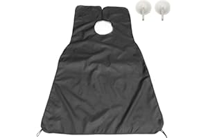 Beard Apron for Men Shaving Trimming Grooming Cloth Hair Catcher with Suction Cups Perfect Father Husband Boyfriend
