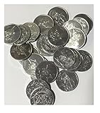 Set of 10 Assorted Silver Metal Slammers for Pog or Milk Cap Game