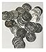 Set of 10 Assorted Silver Metal Slammers for Pog or Milk Cap Game