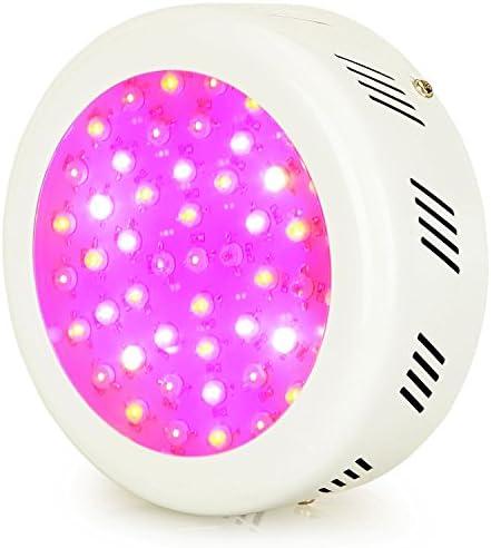 Oplips Hydroponic UFO LED Grow Light 150W Indoor Patio Plants Grow Lamp
