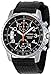 Seiko Men's SNN079P2 Chronograph Stainless Steel Watch With Black Cloth Band