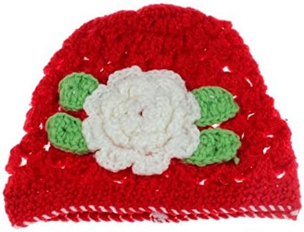 1PCS Cute Big Flower Baby Kids Infant Toddler Girl Warm Beanie Knit Hat Cap Beanies Cotton Bonnet Children Accessories