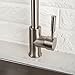 Lordear Bar Sink Faucet Single Hole RV Kitchen Sink Faucet Small Stainless Steel Brushed Nickel Laundry Utility Outdoor Sink Faucets Wet Bar Camper Taps, Cold and Hot Hose Included