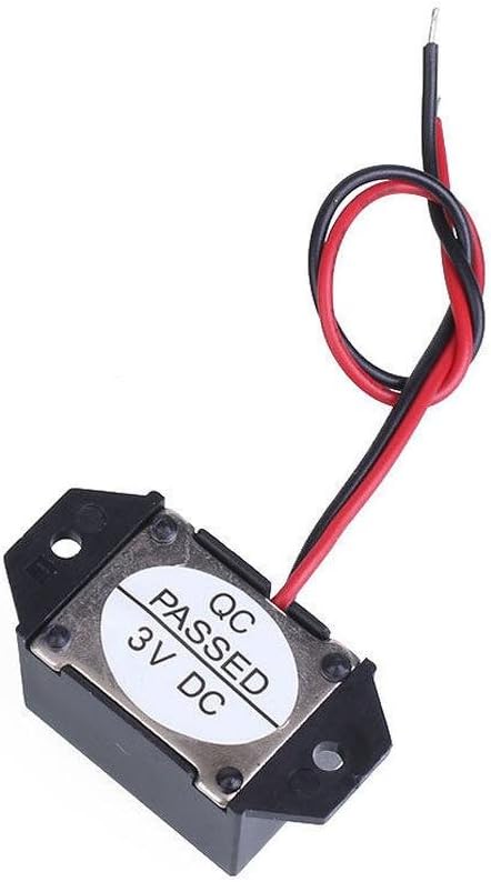 Solar Repeller Buzzer Mechanical Buzzer with Lead,3V/6V/9V/12V/24V 400Hz Morse Code Mechanical Electronic Components