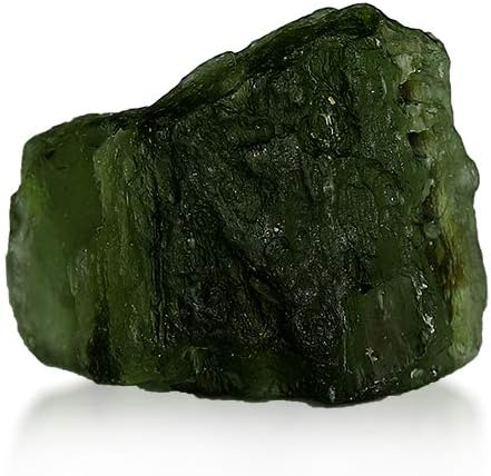 GemPundit 2.18 Grams Natural Certified Moldavite Unheated and Untreated Healing Gemstone from Czech Republic