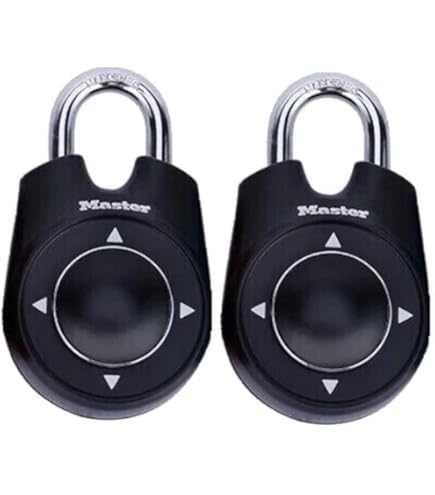 Master Lock Resettable Combo Lock Speed Dial Asst Colors Red Black