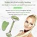Natural Jade Roller– Gua Sha – Lymphatic Drainage Tool for Face, Neck, Body - Anti Aging Treatment – Reduces Wrinkles and Fine Lines