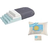 LOFE Adjustable Memory Foam Pillow + Organic Pillow with Pillowcase