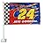 Jeff Gordon - Nascar Car Flag