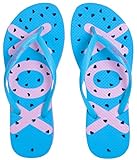 Showaflops Womens' Antimicrobial Shower & Water Sandals for Pool, Beach, Dorm and Gym - Hearts Collection