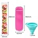 Homder 150 Pack Zip-Top Popsicle Molds Bags with 5 PCS Ice Pop Sleeves and Funnel For Gogurt,Ice Candy,Otter Pops BPA Free and FDA Approved Disposable Ice Pop Bags Maker