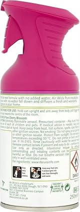 Airwick Pure Air Freshener Spray Cherry Blossom 250 ml Pink view 2