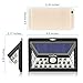 LITOM Enhanced Version Solar Lights Outdoor, 24 LED Super Bright Plating Solar Lights with Motion Sensor, Solar Powered Security Wall Lights for Front Door, Yard, Garage, Deck, Porch(4 Pack)